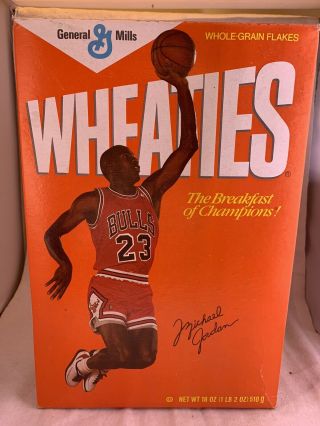 1989 Michael Jordan Wheaties Box - The Michael Jordan Story Part 2: College