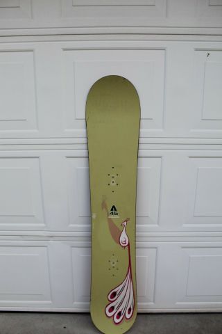 Vintage Burton 142 Cm Snowboard Handmade Vermont