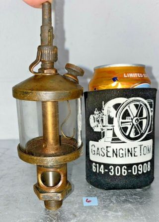Lavigne Brass Cylinder Oiler 2 Hit Miss Gas Engine Steampunk Vintage Antique