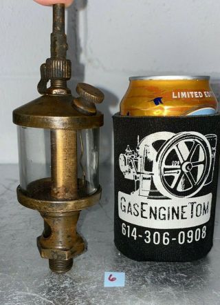 Lavigne Brass Cylinder Oiler 2 Hit Miss Gas Engine Steampunk Vintage Antique 2