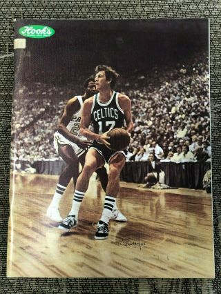 Program 1977/78 Indiana Pacers Vs Boston Celtics John Havlicek Cover