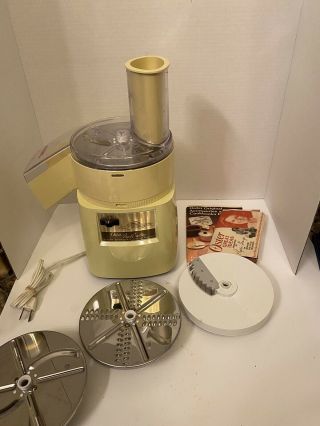 Vintage Oster Food Crafter Food Processor Slicer Shredder