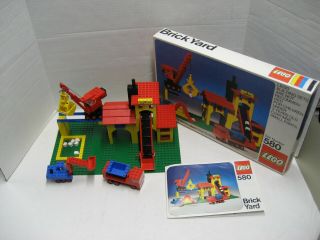 Vintage Lego 580 Brick Yard Set Complete With Great Box