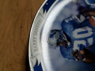 BARRY SANDERS THE GAME ' S GREATEST Bradford Plate Detroit Lions football nfl 3