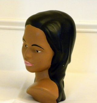 Vintage Hawaiian Polynesian Girl Head Bust - 2