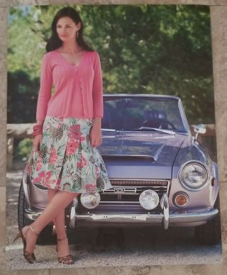 Vintage Datsun Nissan Fairlady Poster 60 