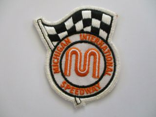 Vintage Michigan International Speedway Racing Team Race Car Patch