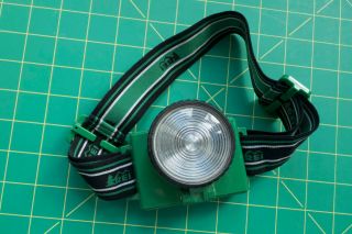 Vintage Rei Headlamp Green Made In Japan