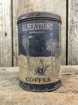 Nashville Tennessee One Pound Coffee Tin Can Rare Litho 1890 Antique Advertising