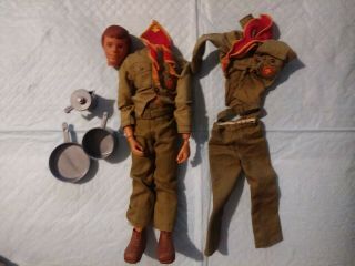 Vintage Steve Scout 1974 Kenner Action Figure Bsa Boy Scouts 70s Extra Clothes