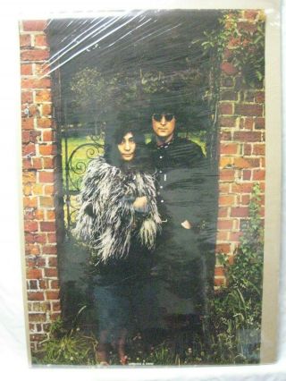 The Beatles Lennon & Ono Rock Vintage Poster Garage 1970 