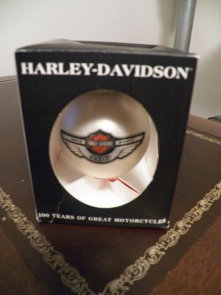 Harley Davidson 2003 Christmas Ornament " 100th Anniversary "