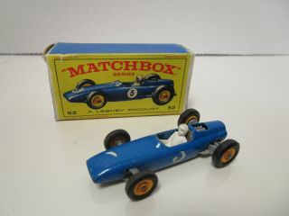 Vintage Lesney Matchbox 52 B.  R.  M.  Racing Car - Rough But Box