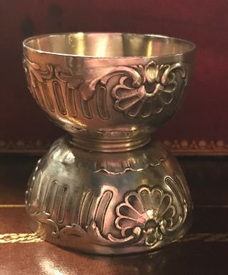 Antique Silver Plate Egg Cup from the Historic Grand Hotel Lutetia Paris 2