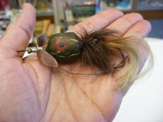 Vintage Fishing Lure - South Bend Topwater Wood Lure 4