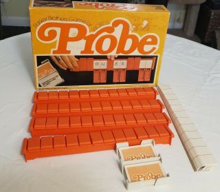 Vintage 1977 Probe Board Game Of Words By Parker Brothers,