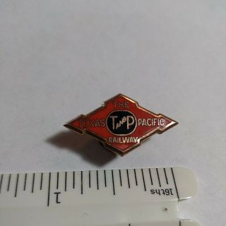 Vintage T And P Texas Pacific Lapel Pin O C Tanner 1/10 10k Good.