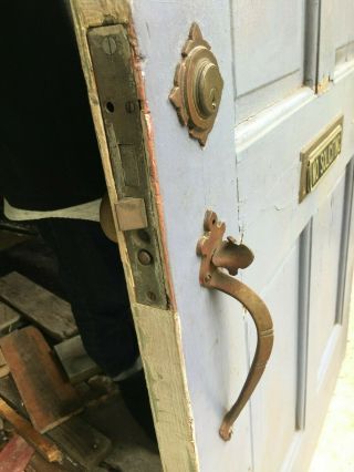 antique exterior front door made in 1944 3