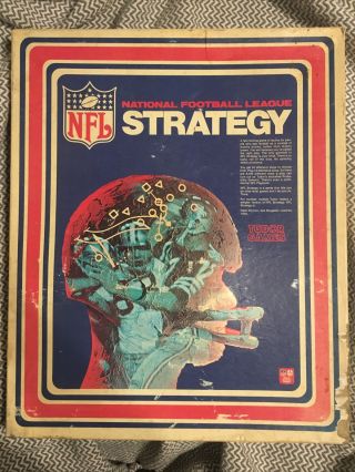 1974 Nfl National Football League Strategy Game From Tudor Games Retro Vintage