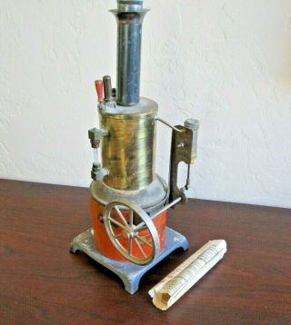 Antique Vertical Weeden No.  500 Steam Engine Toy W/ Instructions