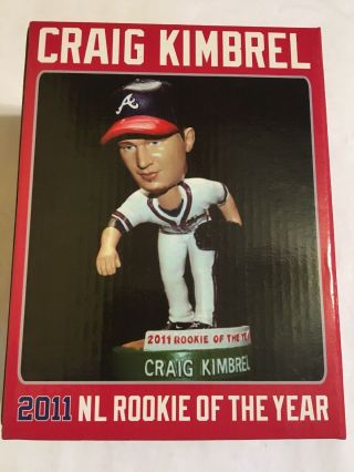 Craig Kimbrel 2011 Nl Rookie Of The Year Bobblehead - Atlanta Braves