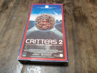 Vhs Tape - - Critters 2 The Main Course - - Vintage Horror - - Very Good