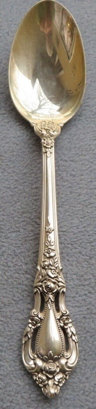 Lunt Sterling Silver Eloquence Solid Serving Spoon 8 1/2 "