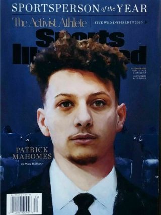 Sports Illustrated December 2020 - Sportsperson Of The Year - Patrick Mahomes Chiefs