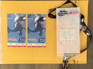 Two (2) 2004 World Series Ticket Stubs Game 3 Red Sox Vs St.  Louis Cardinals Ex