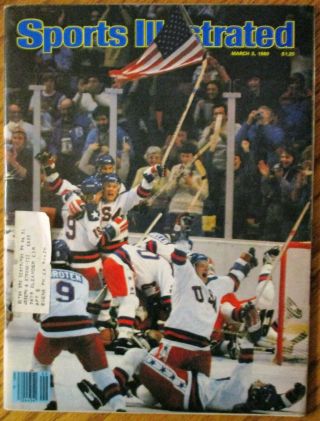 Sports Illustrated March 3rd,  1980 Miracle On Ice Cover