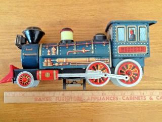 Vintage Western Toy Train - Tin Locomotive 1960 