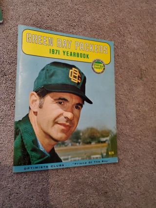 Vintage Green Bay Packers 1971 Yearbook Nfl Football Collectables