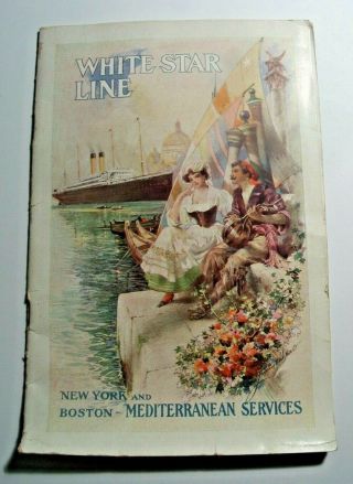White Star Line S.  S.  Cretic Passenger List,  6/29/12 Only 2 Months After Titanic