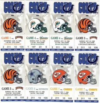 Peyton Manning 1999 - 2004 Indianapolis Colts Ticket Stub Cowboys - Pick One