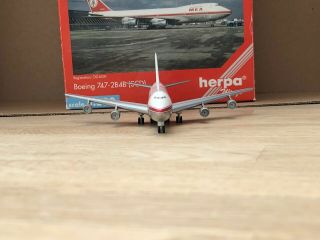 MEA Middle East Airlines 747 - 2B4B (SCD) 1:500 (Reg OD - AGH) 502658 OG Herpa Wings 3