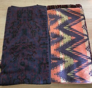 Vintage Ralph Lauren Aztec Print Towels Polo Bear Stadium 92 93 USA JAPAN 3