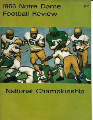 1966 Notre Dame Football Review National Champs