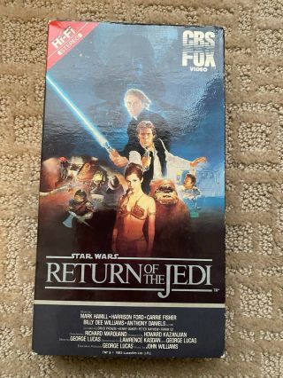 Star Wars Return Of The Jedi - 1986 Vintage Beta Tape