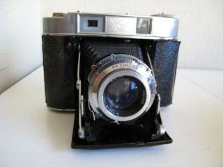 Seagull 203 Vintage 6x6 Folding Camera On 120 Film W/75mm F3.  5mm Lens