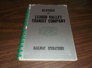 1966 History Of The Lehigh Valley Transit Company