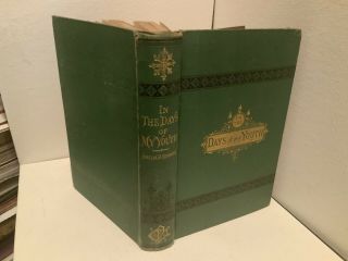 Vintage Book First Edition 1874 In The Days Of My Youth Amelia Edwards 2
