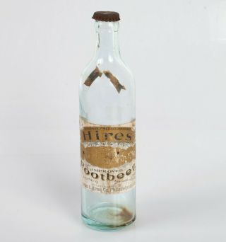 Vintage Early Hires Root Beer Bottle Paper Label