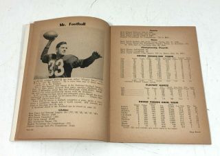 Vtg 1951 Washington Redskins&1953 Baltimore Colts Football Press Radio TV Guides 3