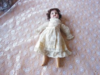 Antique German Armand Marseille Bisque Socket Head Jointed Doll/390