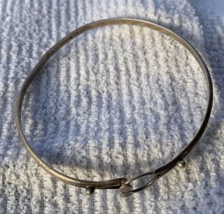 Vintage 925 Mexico Sterling Silver Bracelet Stamped Pac - 2 3/8 Inches Wide
