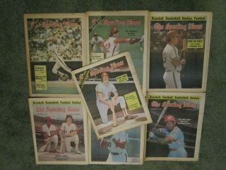 The Sporting News 7 1970s Issues Mike Schmidt Carlton Bowa Philadelphia Phillies