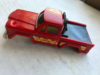 Vintage Schaper Stompers Red Jeep Honcho 4x4 Pickup Truck Body - - No Motor