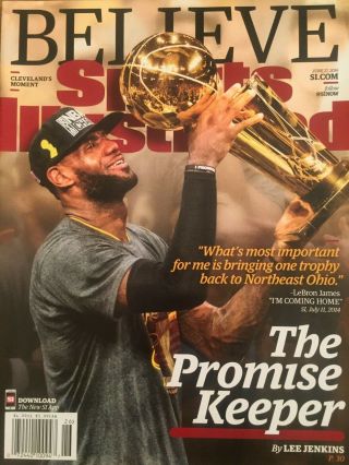 Sports Illustrated Lebron James Cleveland Cavaliers 6/27/2016 Champions Nl