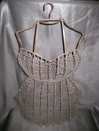 Vintage Antique Hanging Dress Wire Form Mannequin Female Bust/torso Dressmaking