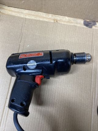 Vintage Craftsman Reversible Varible Speed Electric Drill Made In USA 3
